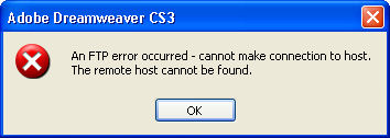 error message