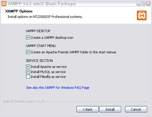 xampp install